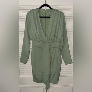 ASOS | Dresses | Asos Green Velvet Dress | Poshmark